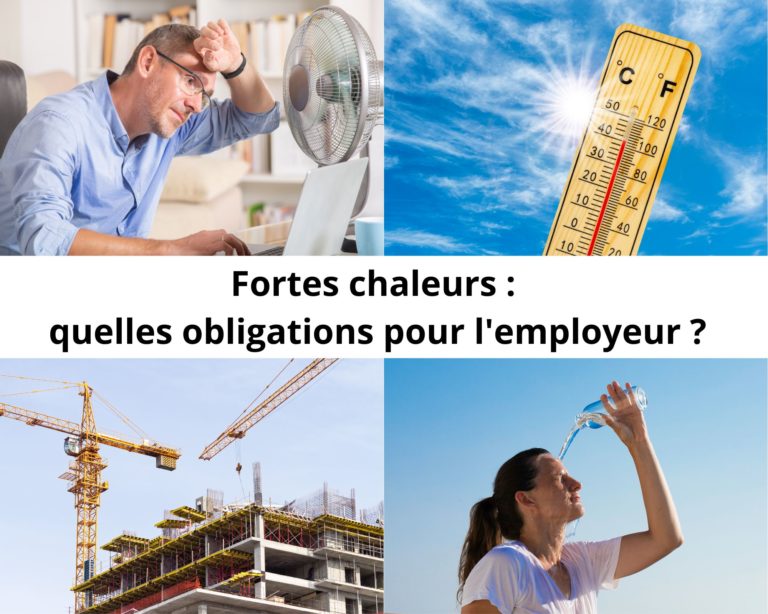 Image illustrant des situations de fortes chaleurs en entreprise