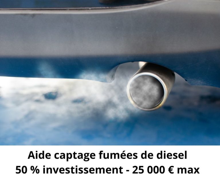 illustration de fumées d'échappement d'un véhicule aux effets secondaires limités grâce à la mise en place de systèmes de captation de fumées