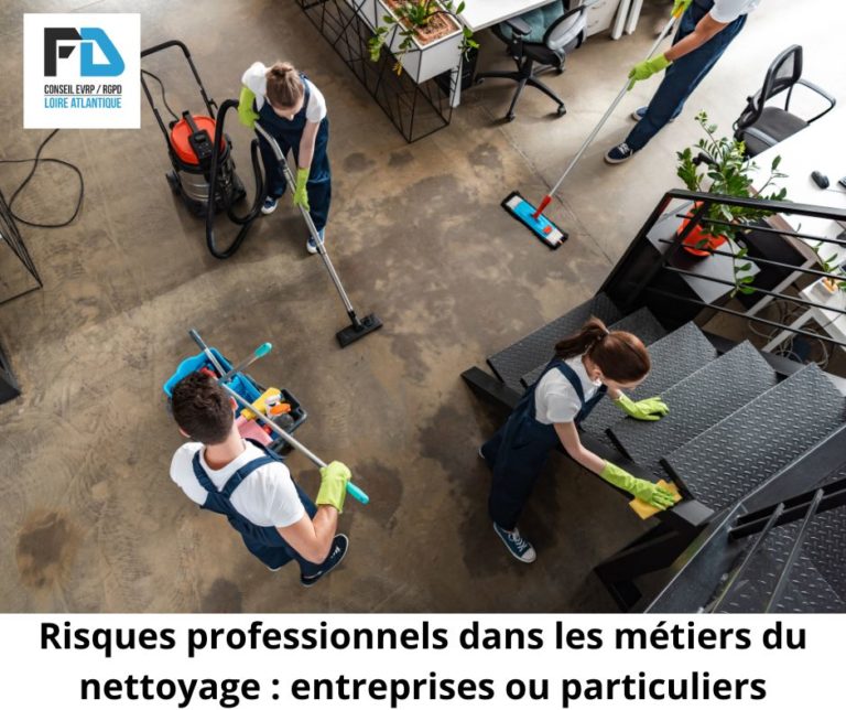 image présentant des salariés sur leur poste de travail dans les métiers de la propreté